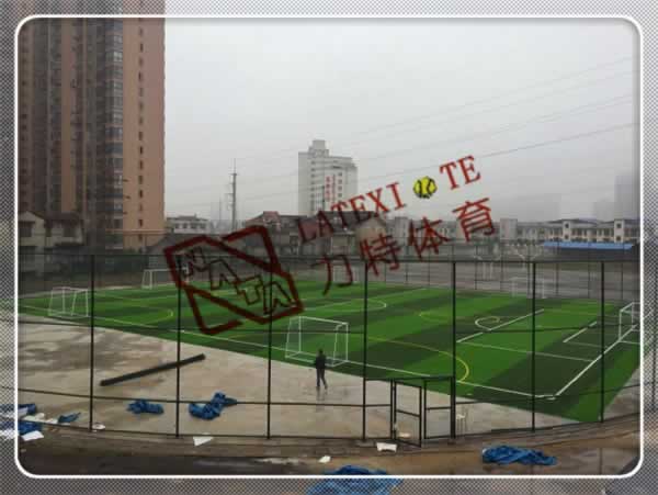 醴陵第四中学人造草足球场及围网工程