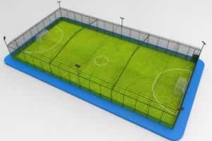 笼式足球场围网(钢结构经济型)